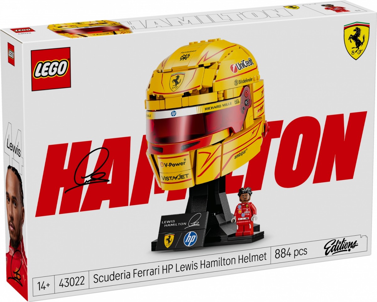 Klocki Editions 43022 Kask Lewis Hamilton Scuderia Ferrari HP