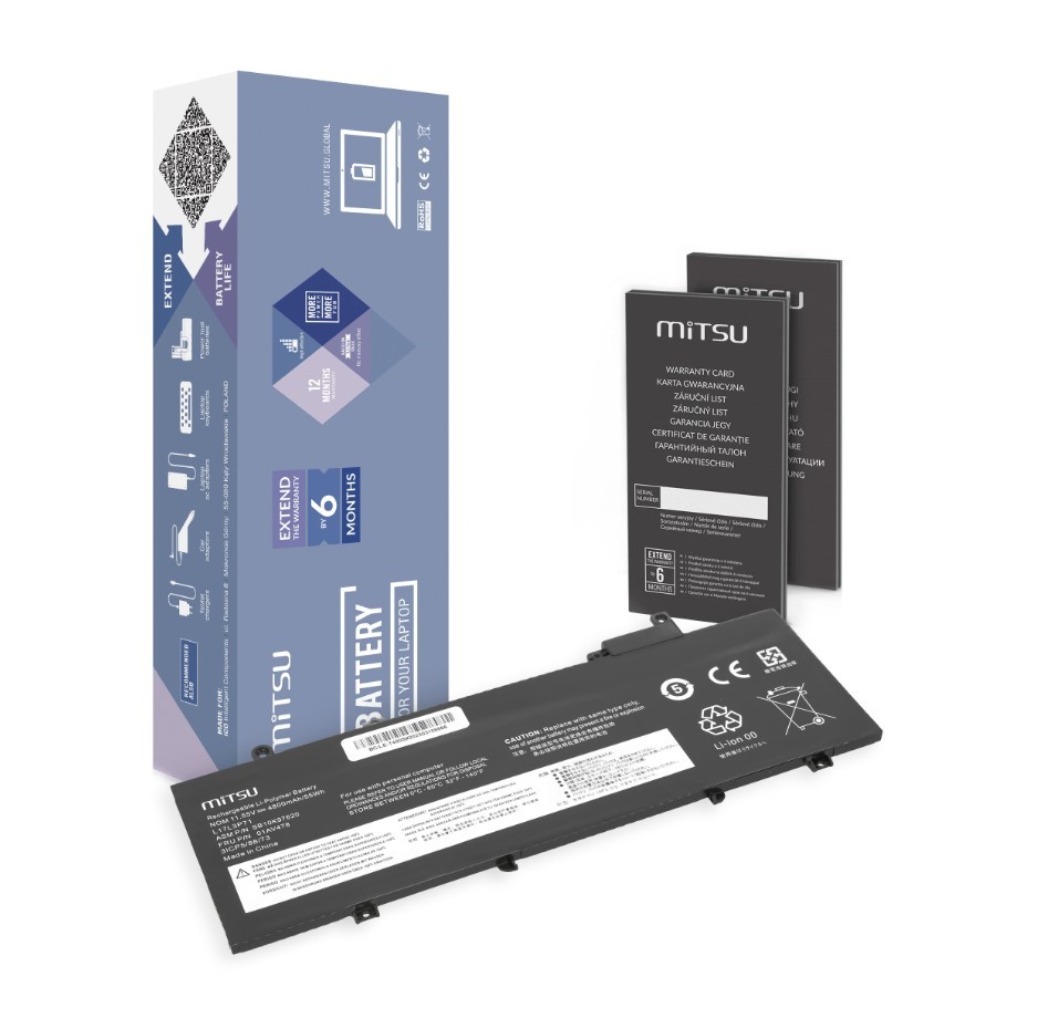 Bateria Lenovo ThinkPad T480S L17L3P71 01AV478 