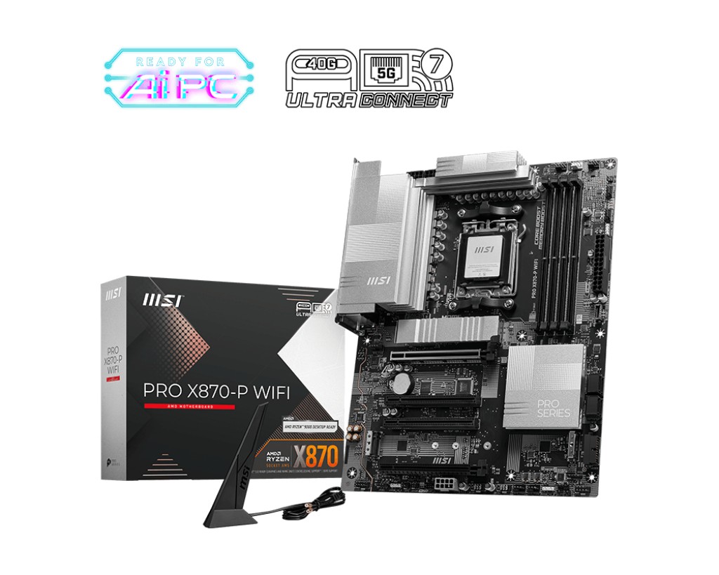 Płyta główna PRO X870-P WIFI AM5 4DDR5 ATX 