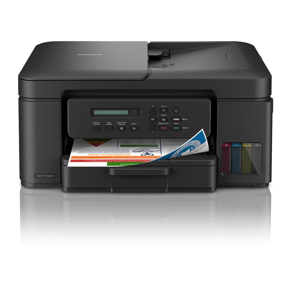 Urządzenie wielofunkcyjne DCP-T730DW RTS   A4/USB/WiFi/ADF20/16ipm 