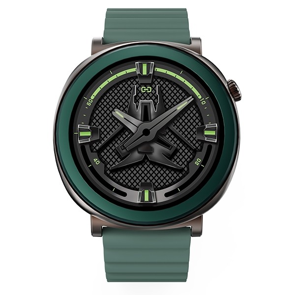 Smartwatch Aurora Amoled rozmowy AI zielony 