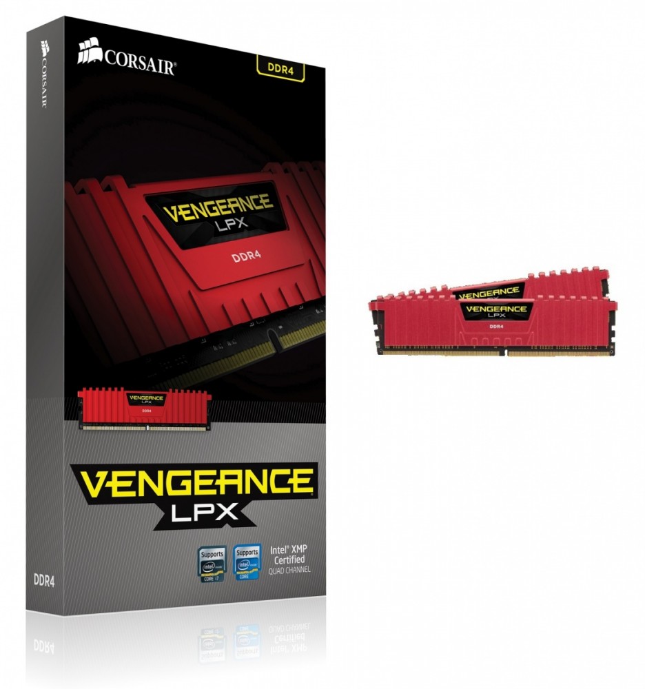 Pamięć DDR4 Vengeance LPX 16GB/3000(2*8GB) CL15-17-17-35 1,35V XMP 2.0 czerwona