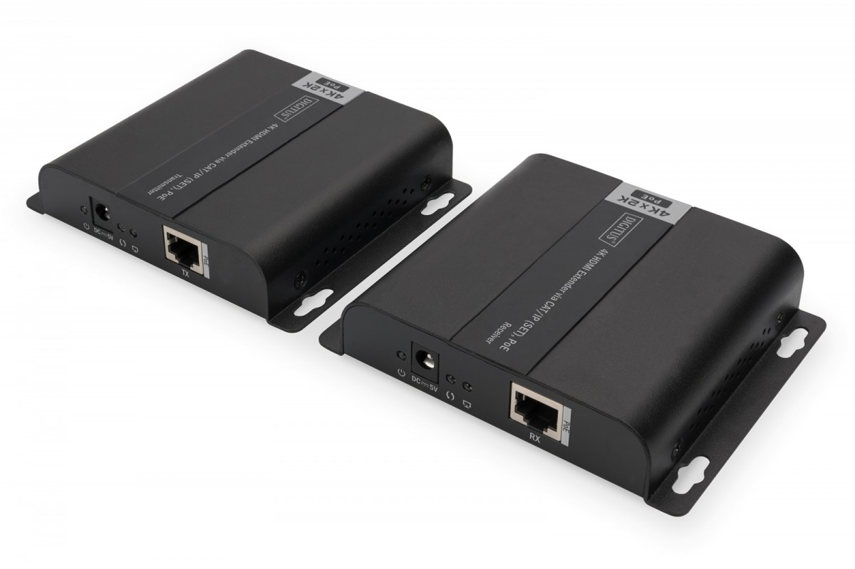 Przedłużacz (Extender) HDMI IP/Cat.5/6/7 120m 4K PoE HDCP 1.4 IR audio (zestaw)