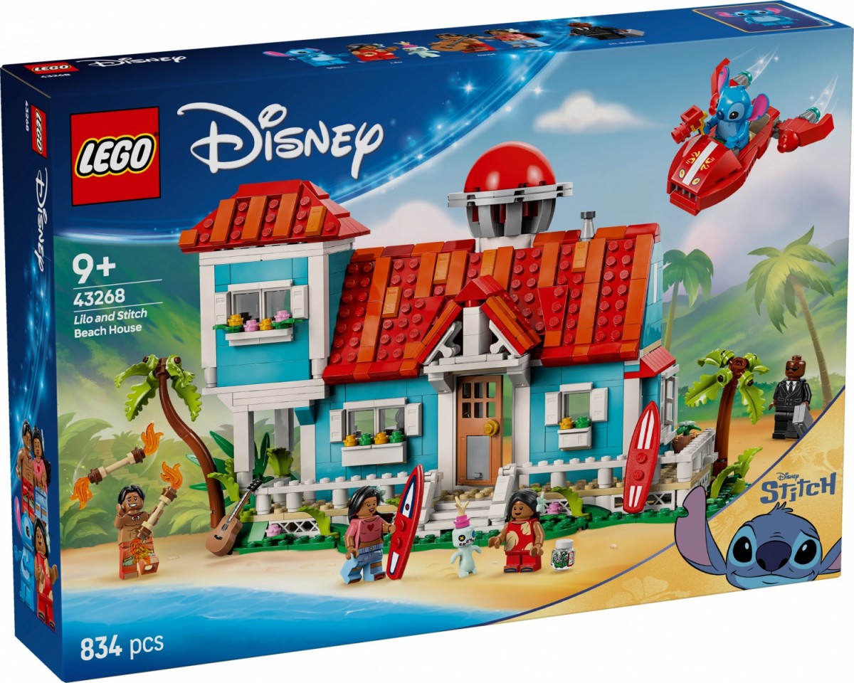 Klocki Disney 43268 Domek na plaży Lilo i Stitcha 