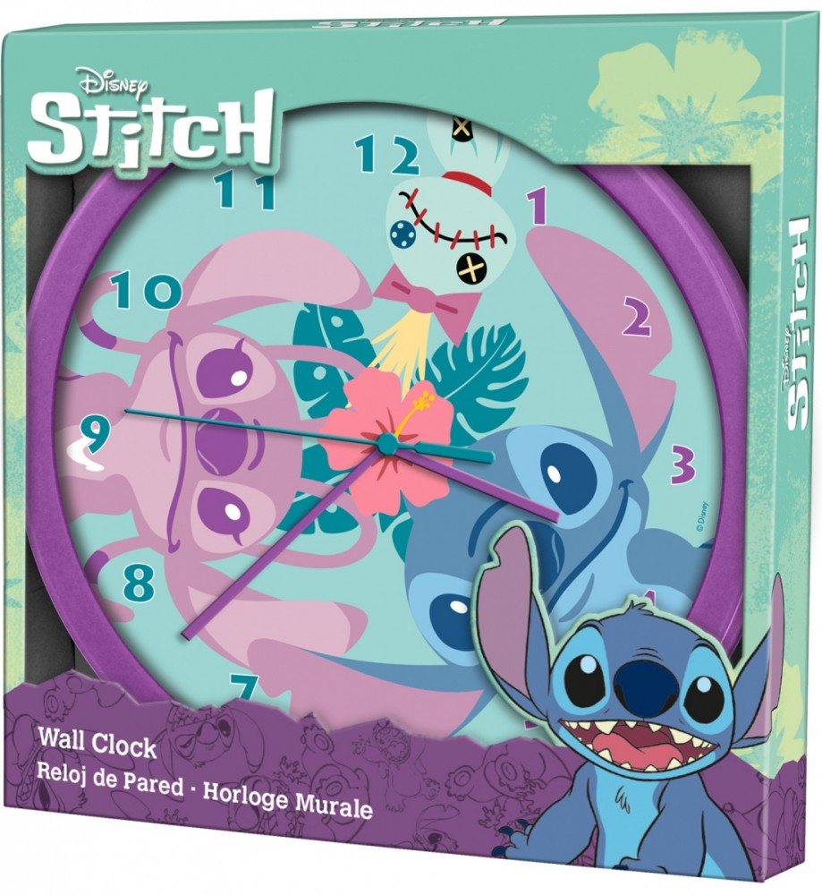Zegar ścienny Stitch Angel 25cm 