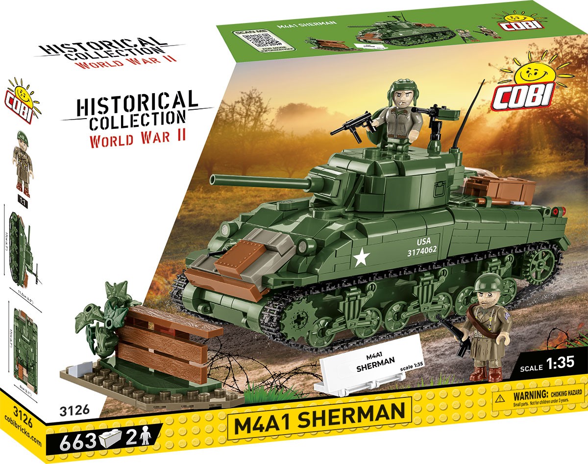 Klocki M4A1 Sherman 663 klocki 