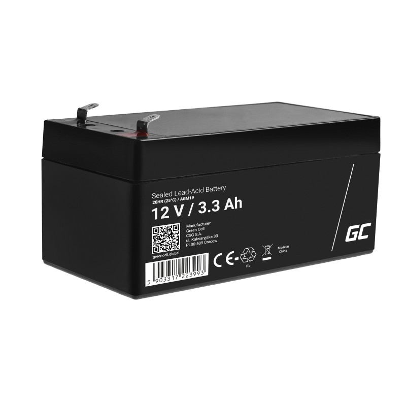 Akumulator AGM 12V 3.3Ah 