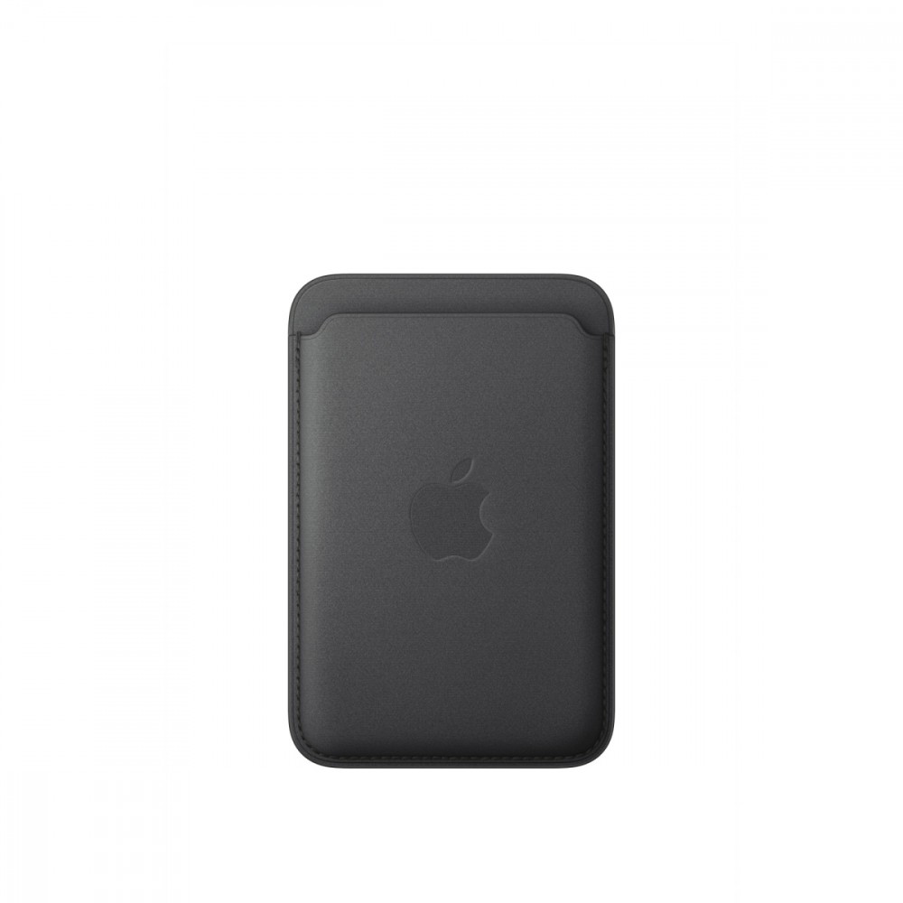 Portfel z tkaniny FineWoven z MagSafe do iPhonea - czarny