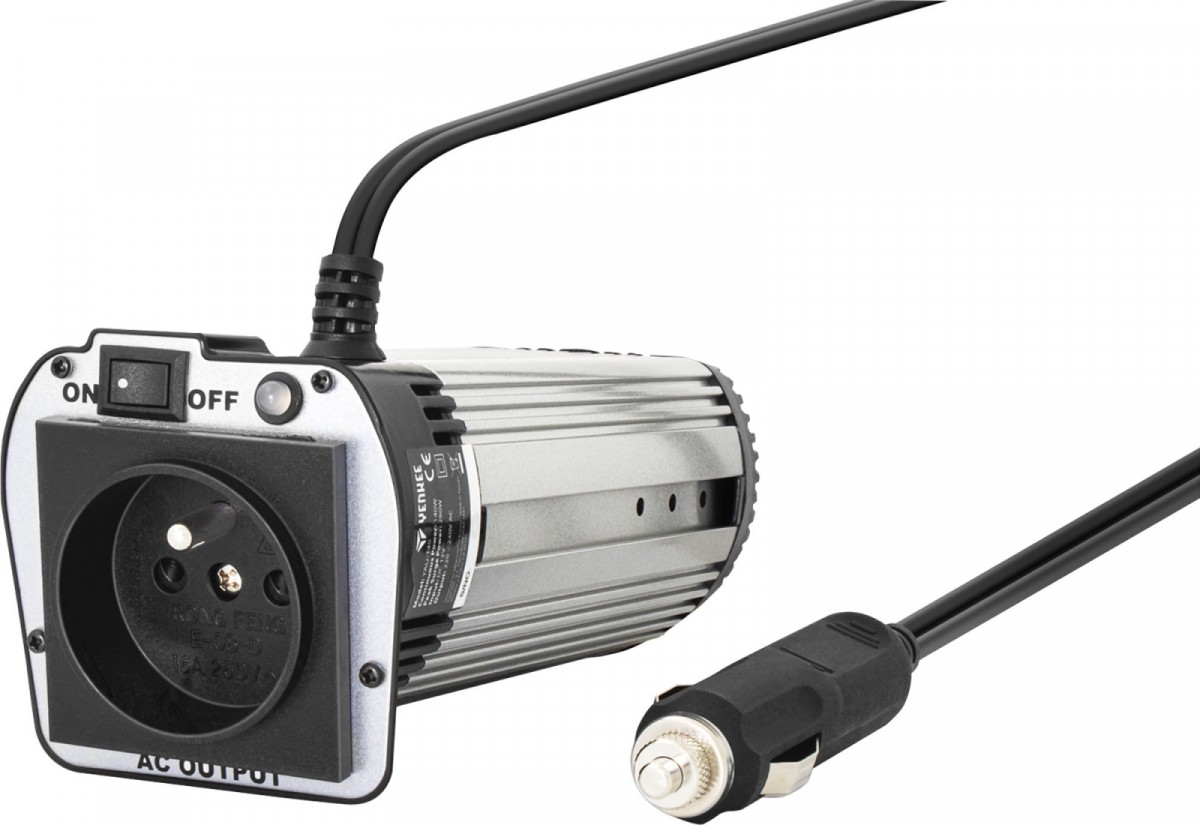 Przetwornica samochodowa max 280W 12V/240V 