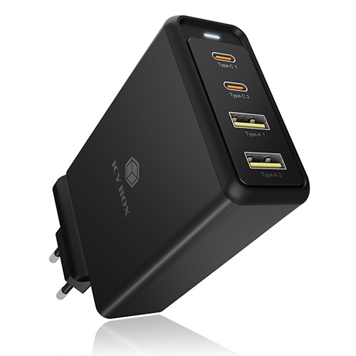 Ładowarka IB-PS104-PD 100 Watt 2 x Type-C + 2 x Type-A 