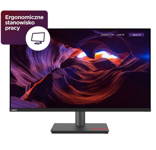 Monitor 31.5 cala ThinkVision P32p-30 WLED LCD 63D1RAT1EU 