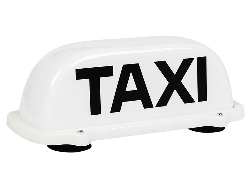 Sygnalizator lampa TAXI na przyssawkę