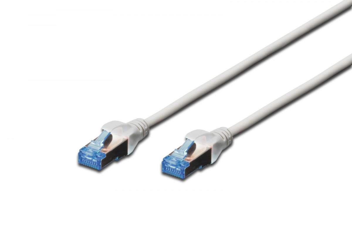 Patch cord F/UTP kat.5e PVC 10m Szary 