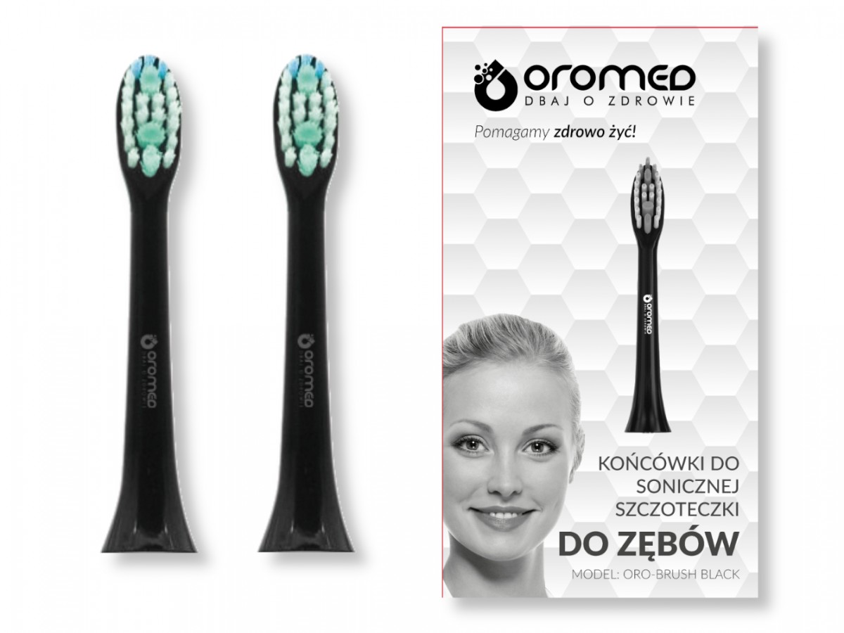 Końcówka do szczoteczki ORO-BRUSH czarna
