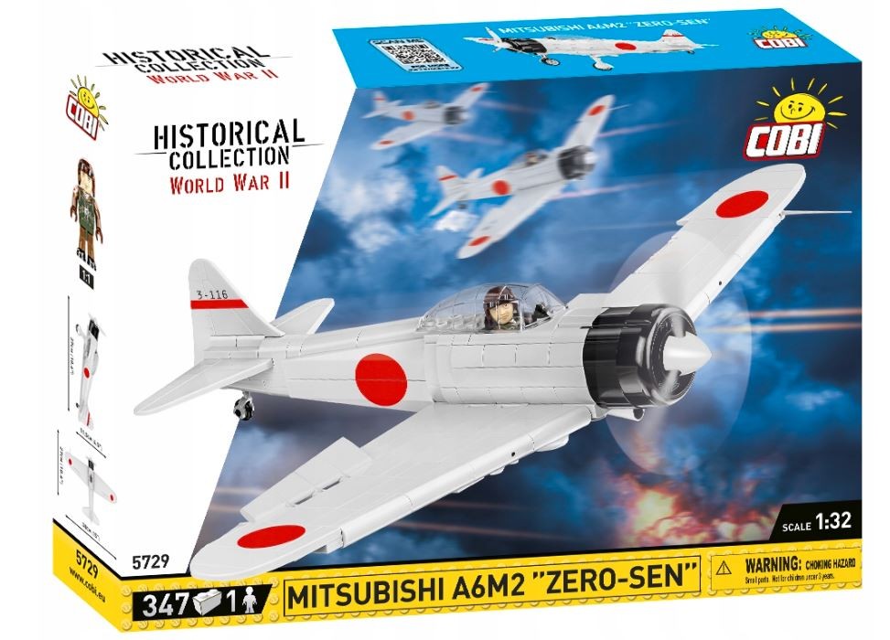Klocki Mitsubishi A6M2 Zero-Sen 