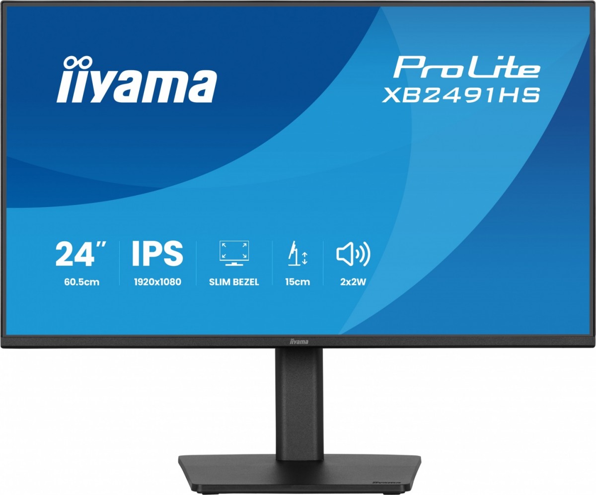 Monitor 23.8 cala XB2491HS-B1  IPS,HDMI,DP,1ms,350cd, 1500:1,120Hz,2x2W,HAS150 (PIVOT)