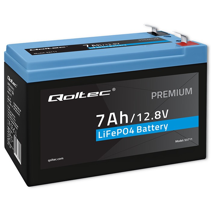 Akumulator LiFePO4 Litowo-Żelazowo-Fosforanowy | 12.8V |  7Ah |  89.6Wh | BMS 