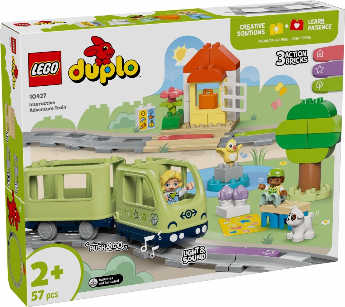 Klocki DUPLO 10427 Przygoda z interaktywnym pociągiem 