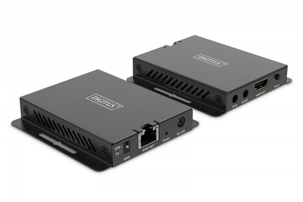 Przedłużacz/Extender HDMI 4K120Hz 40m po skrętce HDCP 2.3 IR EDID (zestaw)