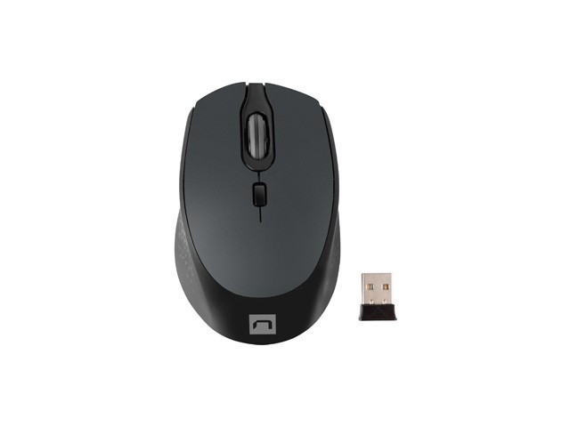 Mysz bezprzewodowa Osprey 1600DPI Bluetooth + 2.4GHz Czarno-szara 