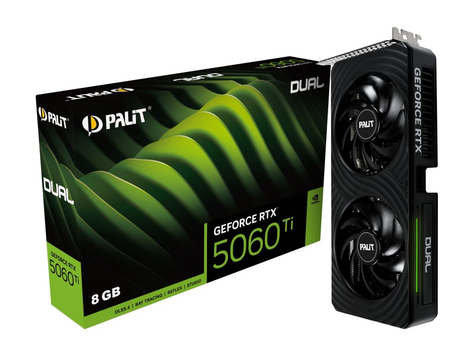 Karta graficzna GeForce RTX 5060 TI DUAL 8GB GDDR7 128bit 3DP/HDMI 