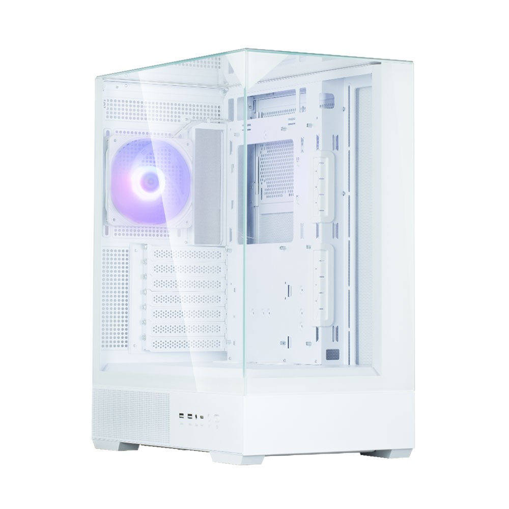 Obudowa P40 Prism Mid-Tower szkło hartowane biała