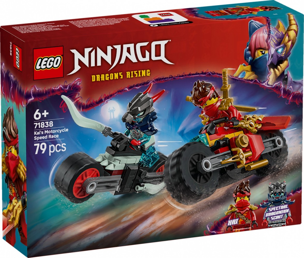 Klocki Ninjago 71838 Wyścig motocyklowy Kaia 