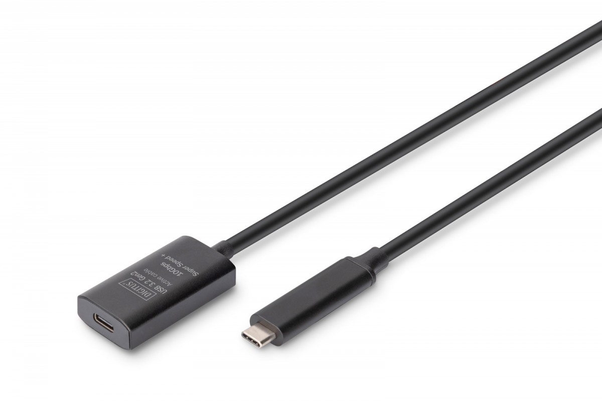 Kabel przedłużający aktywny USB-C - USB-C, USB 3.2 Gen2, 10Gbps, 5m 