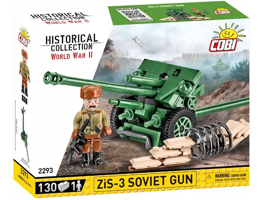 Klocki ZiS-3 76 mm Divisional Gun M1942