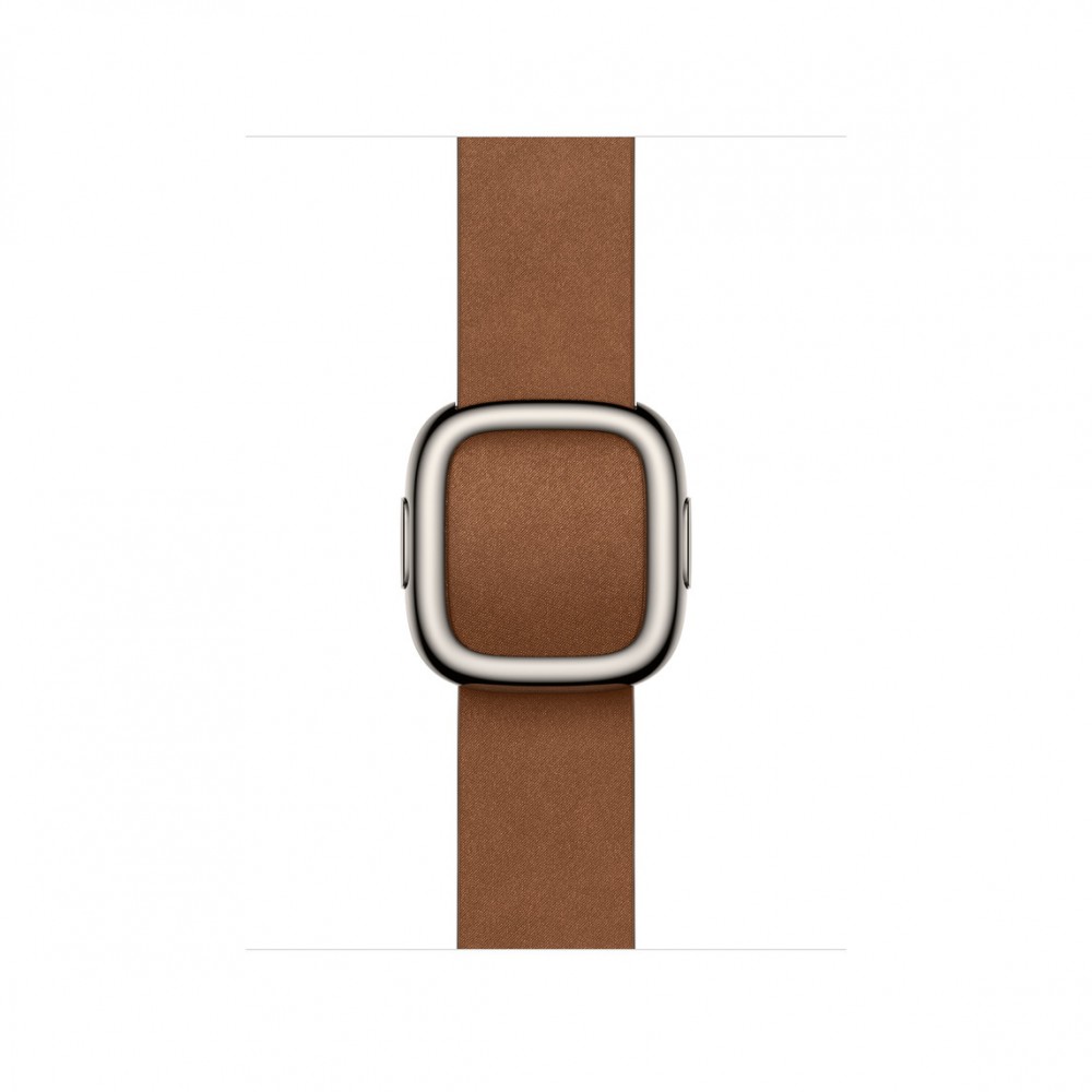 Pasek w kolorze karmelu z klamrą nowoczesną do koperty 42 mm - rozmiar S