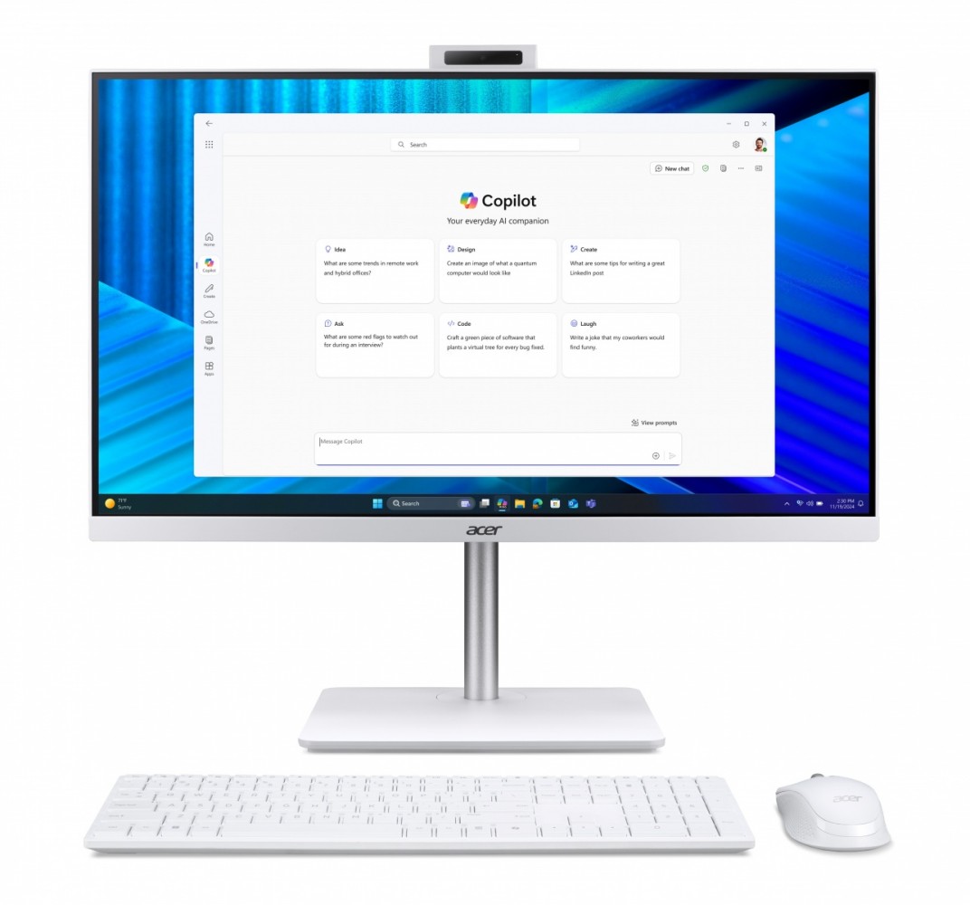 Komputer All-in-One Veriton 2000 VZ2417G 27 IPS i5-120U/16GB /512GB M2/W11 PRO, gwar 3 lata Onsite 