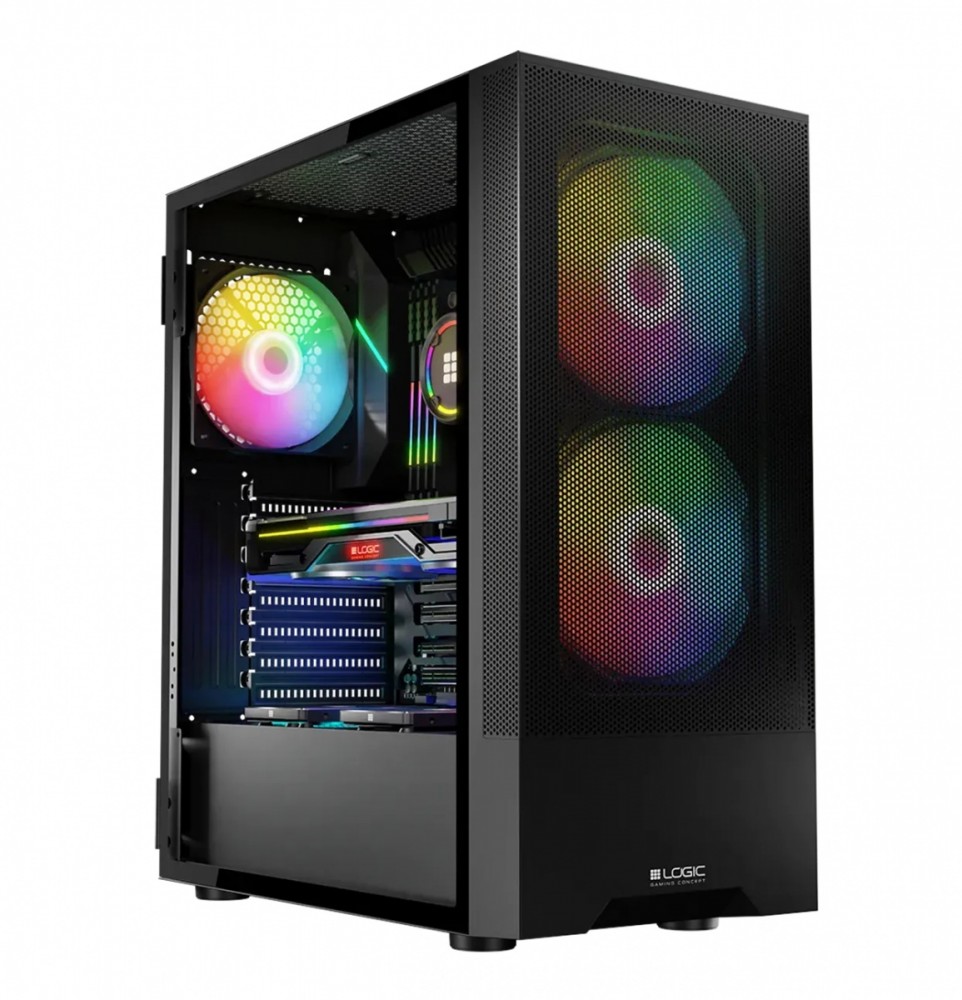 Obudowa komputerowa Arya ARGB USB 3.0 Midi Tower Czarny