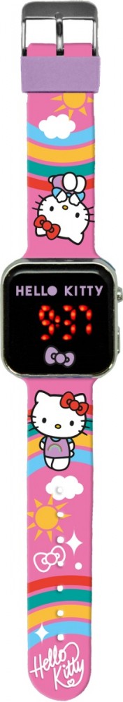 Zegarek LED z kalendarzem Hello Kitty 