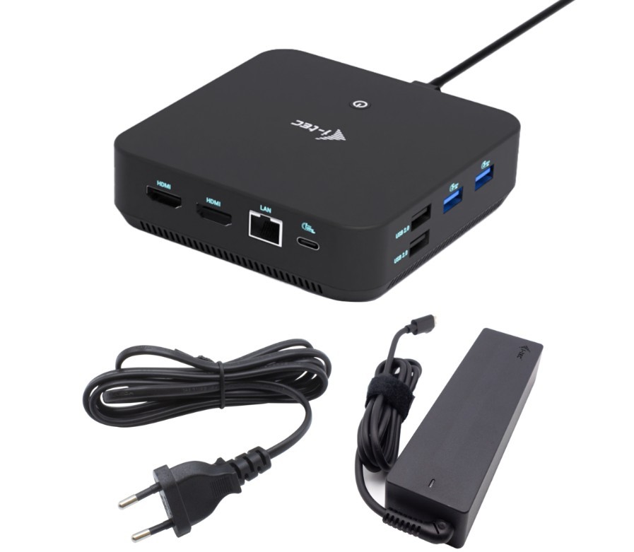 Stacja dokująca USB-C DP Dual HDMI Power Delivery 100W + Uniwersalna Ładowarka 100W 