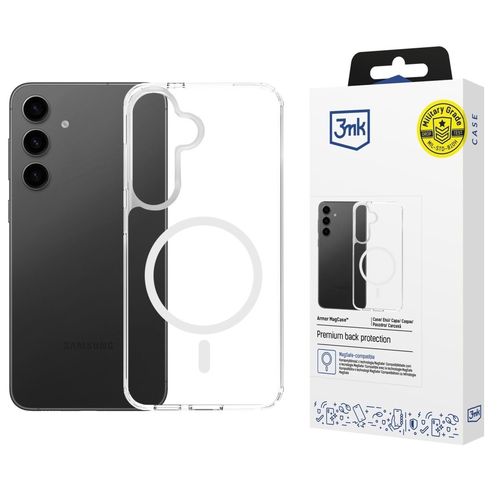Etui Armor MagCase do Samsung A16 4G/5G MagSafe przezroczysty 