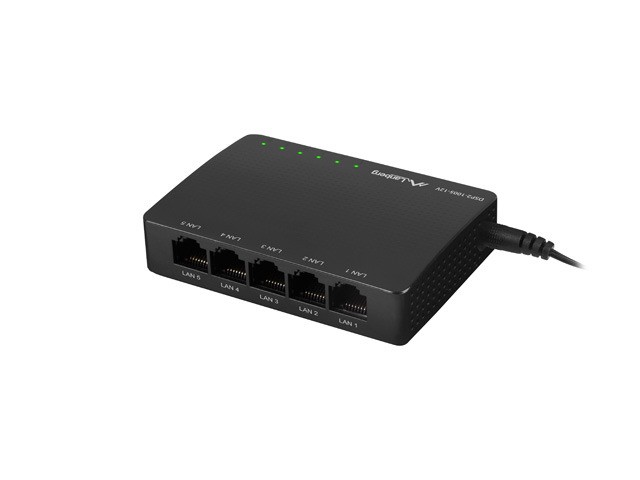 Przełącznik 5X 1GB/S GIGABIT 12V Ethernet DSP2-1005-12V 