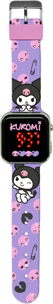Zegarek LED Kuromi Hello Kitty 
