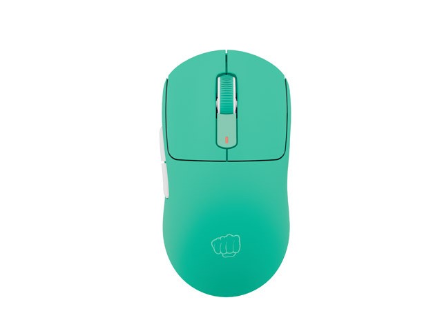 Mysz Fury TANTO T4 RGB 12000DPI bezprzewodowa miętowa 