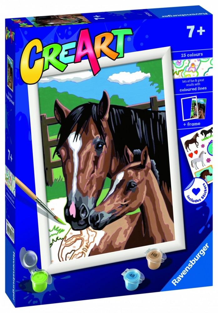 Malowanka CreArt Konie 