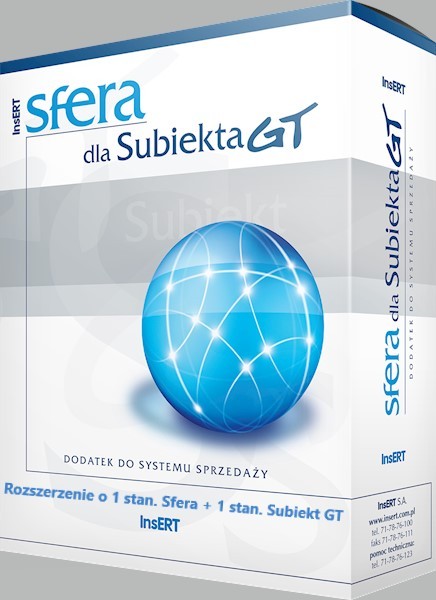 *Sfera dla Subiekta GT rozsz.1+1 stan. SFSGT1+1 