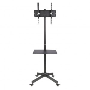 Stolik/wózek na kółkach + uchwyt do TV 23-55" 25 kg S-09