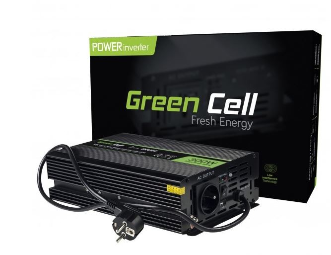 Przetwornica 12V/230V 300W/600W czysty sinus 
