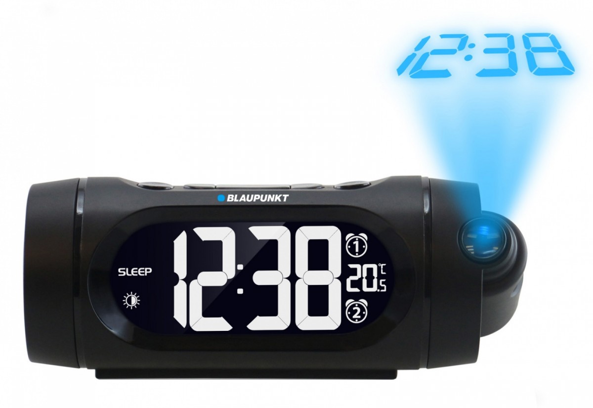 Radiobudzik CRP9BK 2 x Alarm USB Projektor