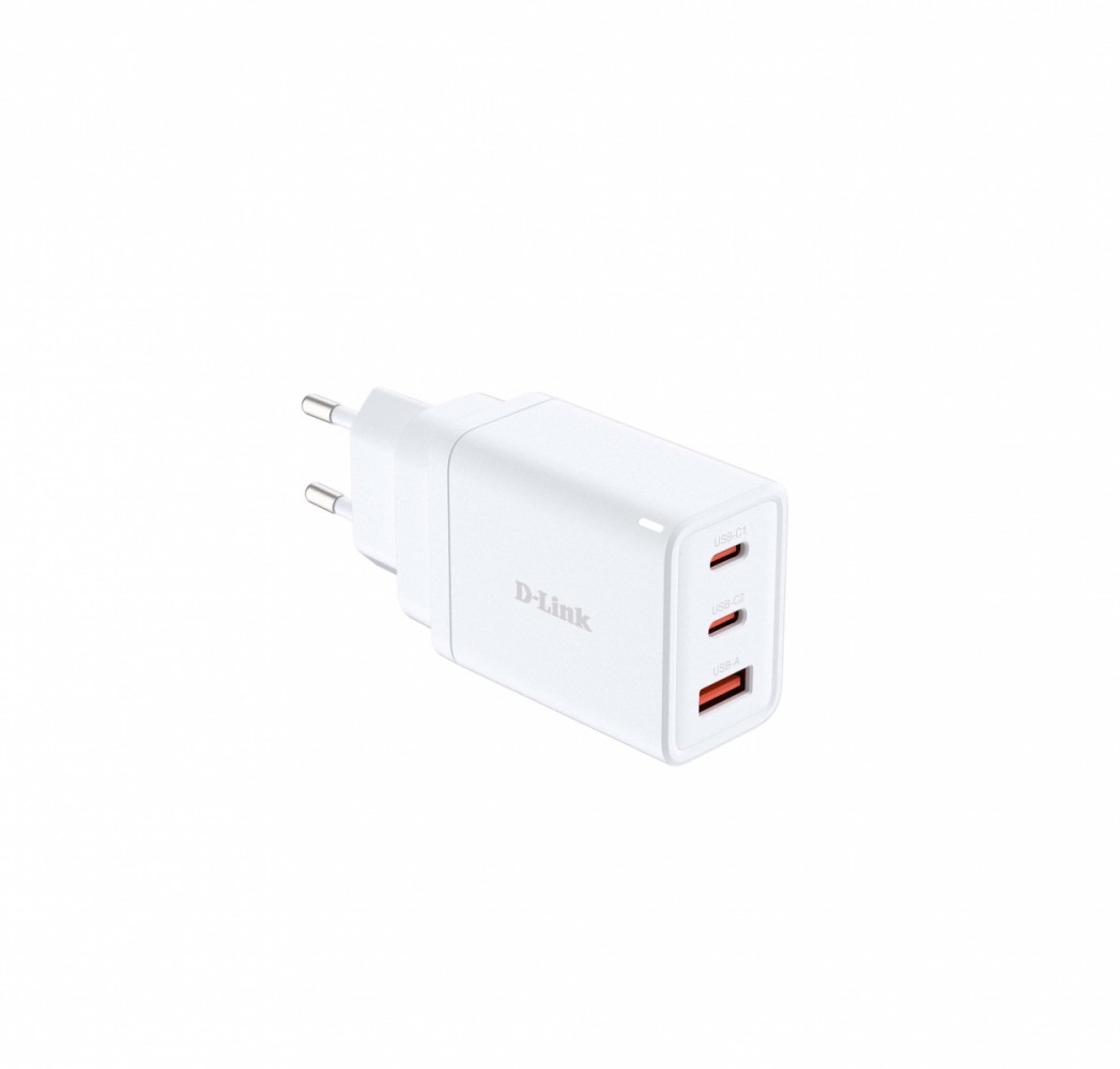 Ładowarka zasilacz GAN 2x 65W 2x USB-C 1x USB-A 