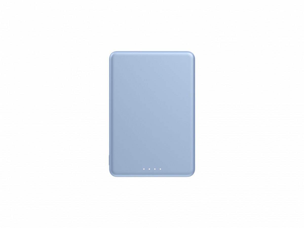 PowerBank Super Slim Magnetic 5000 niebieski