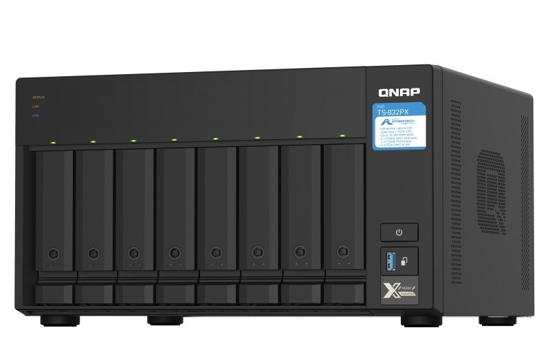 Serwer NAS TS-832PX-4G 4x0HDD 4GB AL324 ARM  2x10GbE SFP+