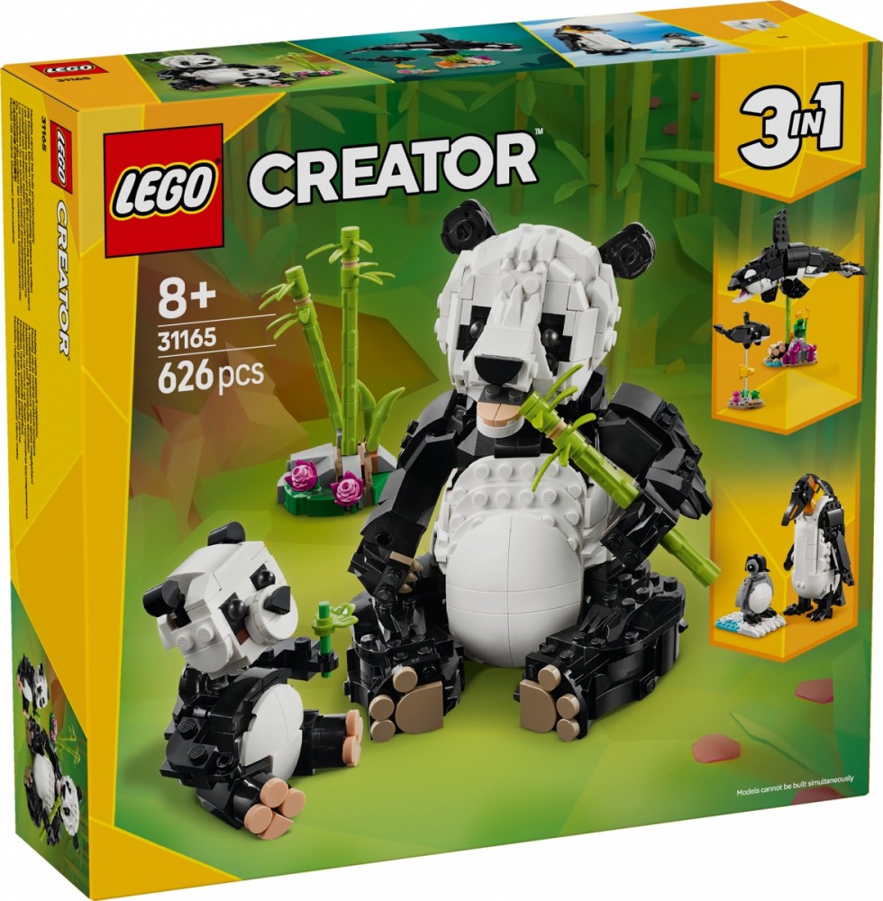 Klocki Creator 31165 Dzikie zwierzęta: rodzina pand 