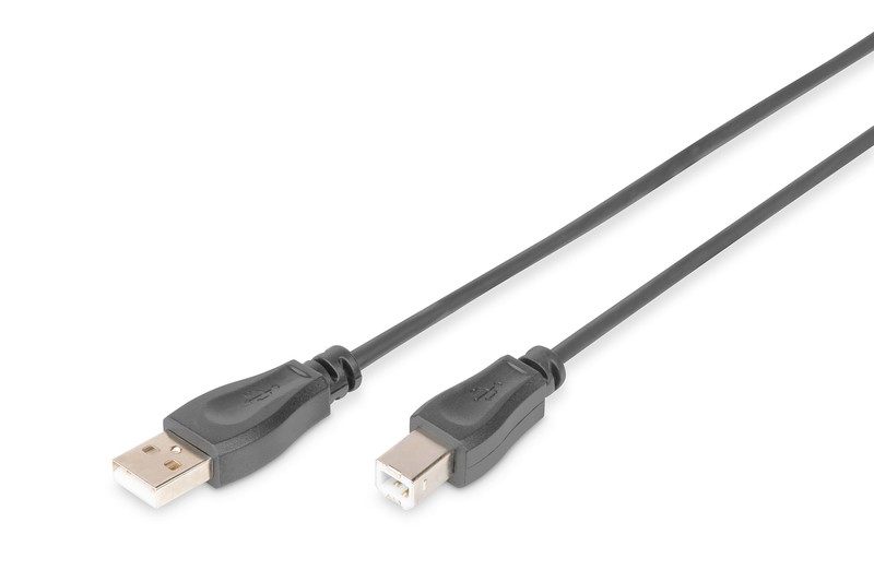 Kabel połączeniowy USB 2.0 HighSpeed Typ USB A/USB B M/M 5m Czarny 
