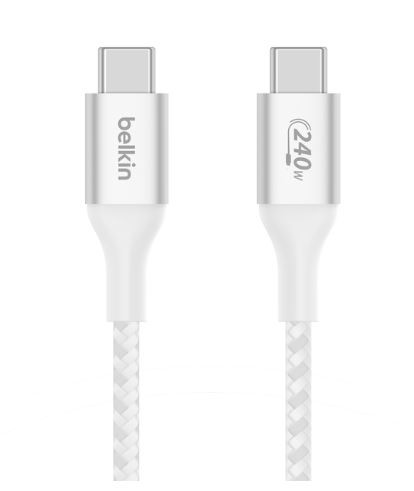 Kabel BoostCharge USB-C/USB-C 240W 2m biały 