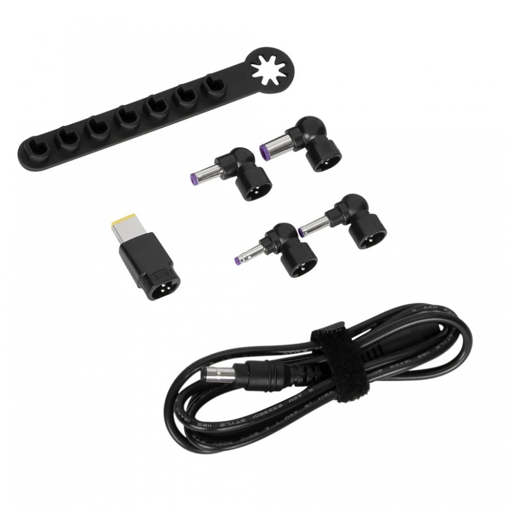 Zestaw akcesoriów Legacy Power 90 W (kabel DC do końcówki + 5 końcówek + drążek do przechowywania) - 1,8 m